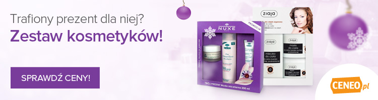 Zestaw kosmetyków - reklama Ceneo