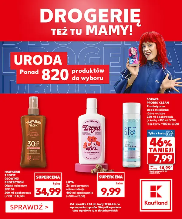 Reklama między stronami gazetki Super-Pharm