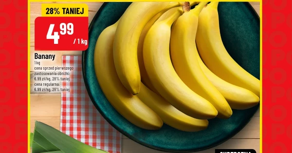 Tylko do niedzieli: najtańsze banany, por i nektarynki – komplet owocowo-warzywny za grosze