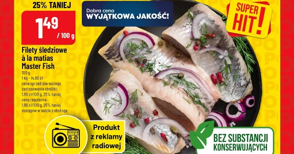 Śledzie, piwo i Somersby – komplet na imprezę z gazetki POLO Market