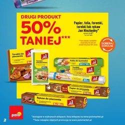 Papier, folia, foremki, torebki lub rękaw Jan Niezbędny