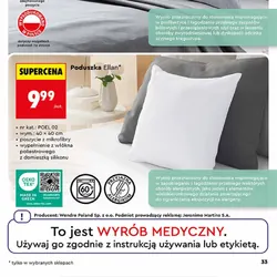 Poduszka ortopedyczna Aloe Vera