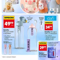Butelka filtrująca Soft z 2 wkładami
