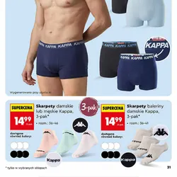 Skarpety damskie lub męskie Kappa, 3-pak