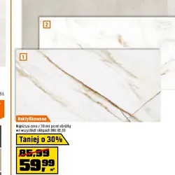 Gresy szkliwione Royal white gold