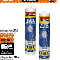 Silikon sanitarny SOUDAL 280 ml