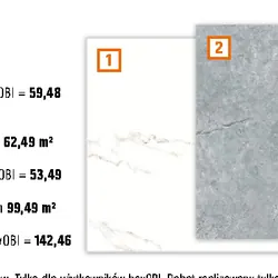 Gresy szkliwione Giore white