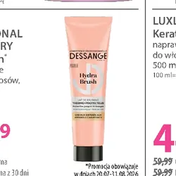 DESSANGE PROFESSIONAL HAIR LUXURY Hydra Brush termoochronne mleczko do włosów, 140 ml