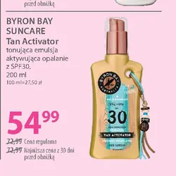 BYRON BAY SUNCARE Tan Activator tonująca emulsja aktywująca opalanie z SPF30