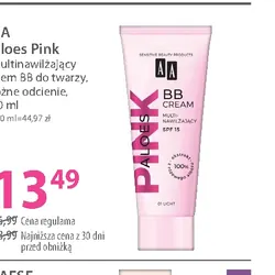 AA Aloes Pink multnawilżający krem BB