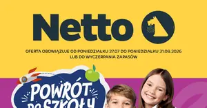 Nowa gazetka Netto (27.07–31.08): 7 promocji, które MUSISZ zobaczyć przed zakupami szkolnymi!