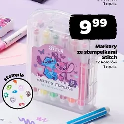 Markery ze stempelkami Stitch