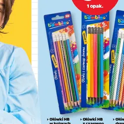 Ołówki HB w kolorach pastelowych z gumką