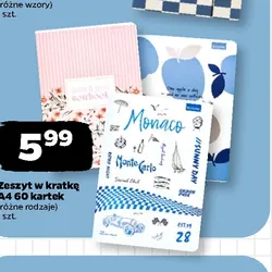 Zeszyt w kratkę A4 60 kartek
