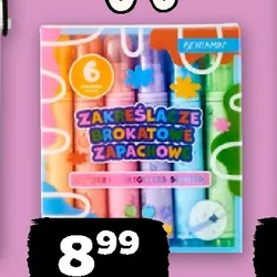 Zakreślacze brokatowe zapachowe