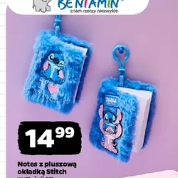 Notes z pluszową okładką Stitch