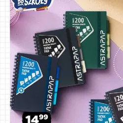 Notes spiralny w kratkę A5 200 kartek