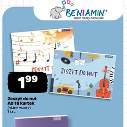 Zeszyt do nut A5 16 kartek