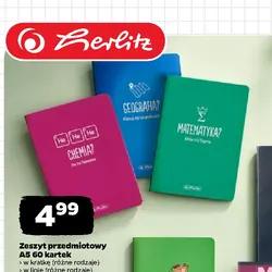 Zeszyt przedmiotowy A5 60 kartek