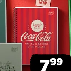 Kołozeszyt w kratkę A6 80 kartek Soft Touch + UV