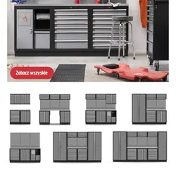 Duże wyposażenie garażu