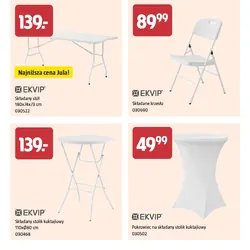 Składany stolik koktajlowy