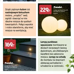 Lampa ogrodowa kula LED 24 V Ø30 cm 250 lm