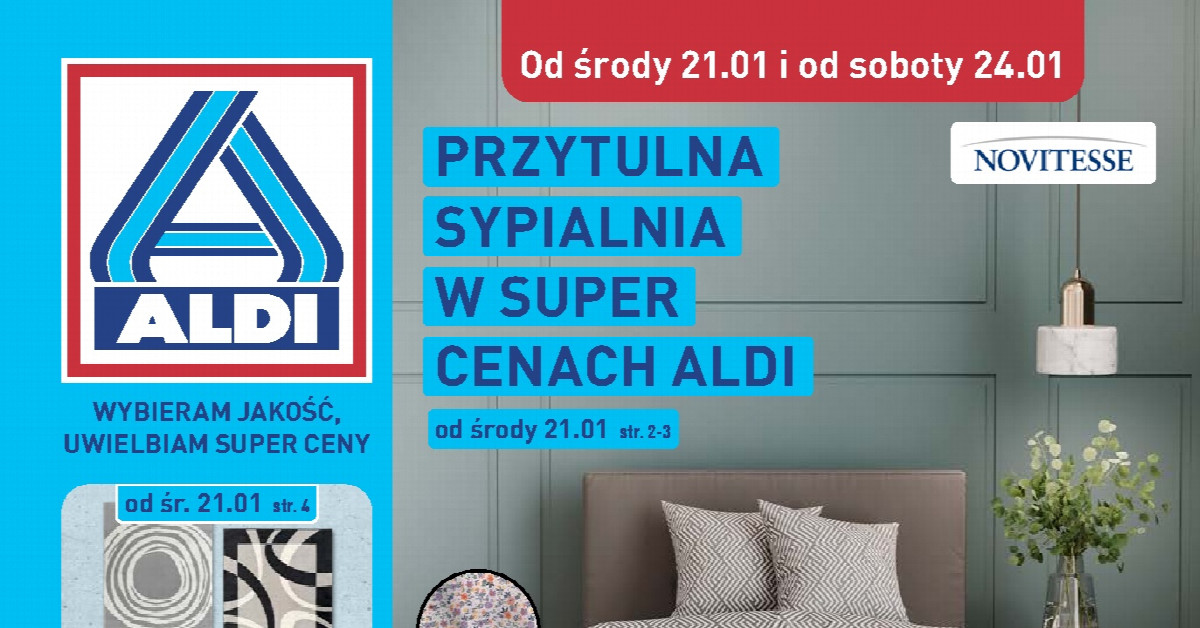 NOWA gazetka Aldi (21.01–24.01): 7 hitów, które warto kupić TERAZ!