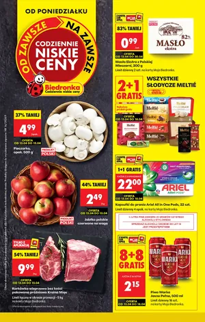 biedronki niskie ceny p oferta od 13 04