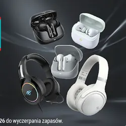 Słuchawki bezprzewodowe, dokanałowe lub gamingowe
