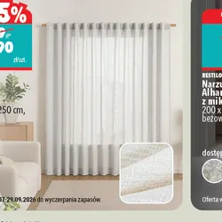 Zasłona na taśmie Valeta