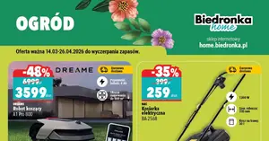 TOP promocje z gazetki Biedronka: robot koszący za połowę ceny, odkurzacz o 900 zł taniej i elektryczny rower 3 000 zł taniej!