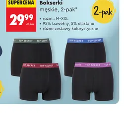 Bokserki męskie, 2-pak