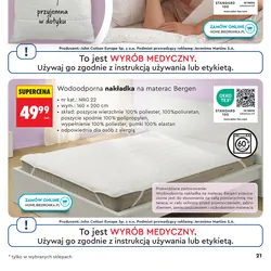 Wodoodporna nakładka na materac Bergen