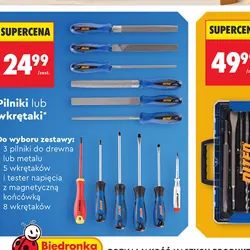 Pilniki lub wkrętaki