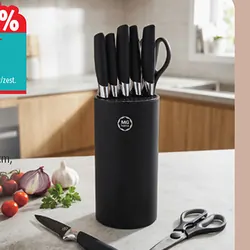 Zestaw noży w bloku Black
