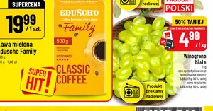Winogrona białe o połowę taniej! Świeży owoc za 4,99 zł — łap promocję
