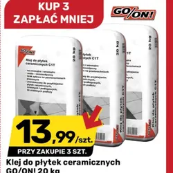 Klej do płytek ceramicznych GO/ON! 20 kg