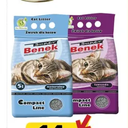 Żwirek dla kota Super Benek Compact 5 l