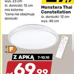 Plafon IRINA LED z pilotem