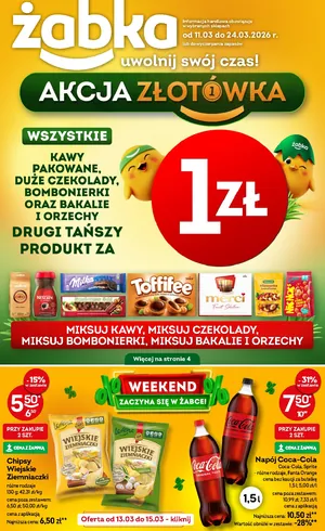 Gazetka Żabka promocyjna (11.03-24.03)
