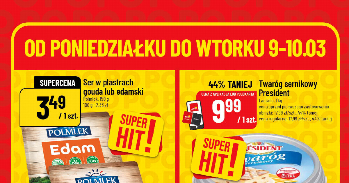 Nowa gazetka POLOmarket (09.03–10.03) — zobacz, co warto kupić już dziś!