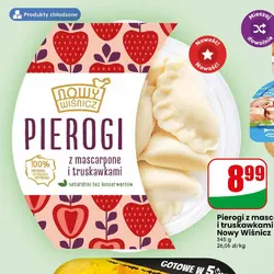 Pierogi z mascarpone i truskawkami Nowy Wiśnicz