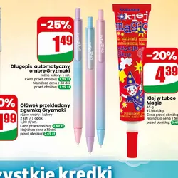 Długopis automatyczny ombre Gryzmaki