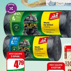 Worki na śmieci z taśmą Jan Niezbędny