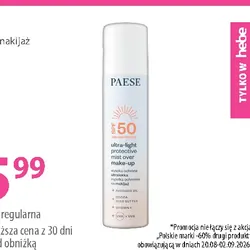 mgiełka na makijaż z SPF50