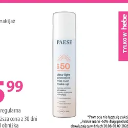 mgiełka na makijaż z SPF50