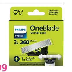 PHILIPS OneBlade QP949/50 wymienne ostrza