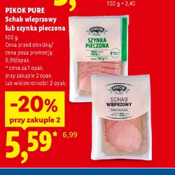 PIKOK PURE Schab wieprzowy lub szynka pieczona