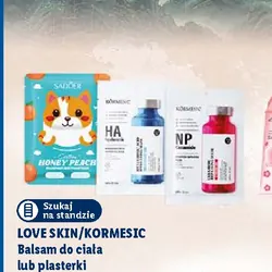 Balsam do ciała lub plasterki na wypryski